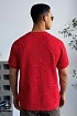 Мужская красная футболка Gucci x Balenciaga Collaboration