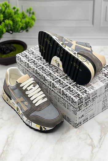 Замшевые кроссовки Premiata Mick - Beige   