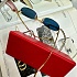 Синие солнцезащитные очки Fendi