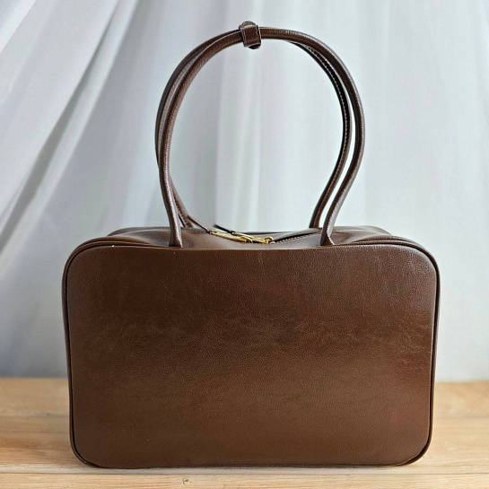 Женская сумка MIU MIU Kage 34x20 см - Chocolate