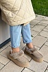 Замшевые женские слиперы с мехом UGG Funkette Platform