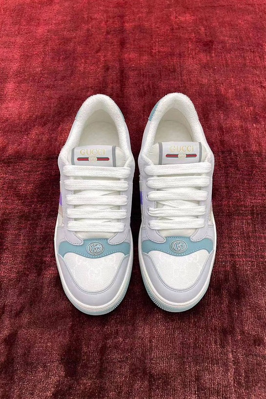 Женские кожаные кроссовки Gucci GG Screener