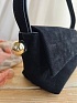 Замшевая сумка Jacquemus The Rond Carre 26x16 см
