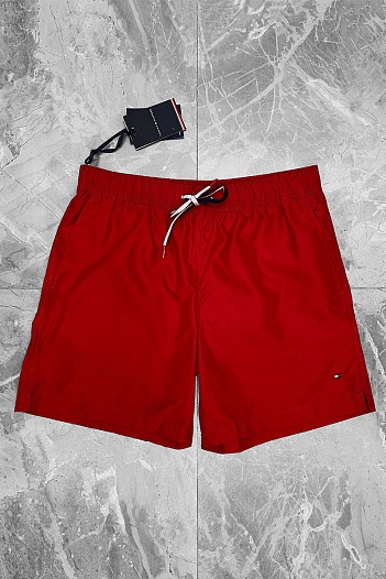 Мужские шорты Tommy Hilfiger красного цвета   