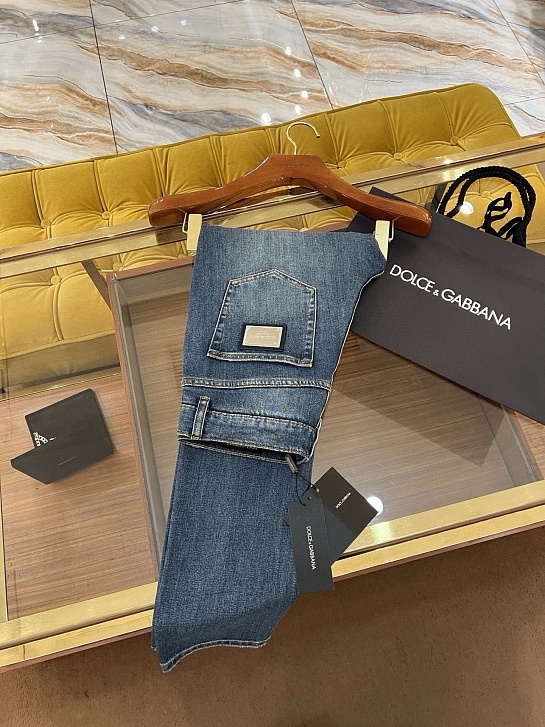 Мужские синие джинсы Dolce & Gabbana comfort fit
