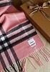 Шарф Burberry Check premium 168x30 см - Pink