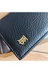 Кожаное портмоне Burberry logo-plaque 19x9 см