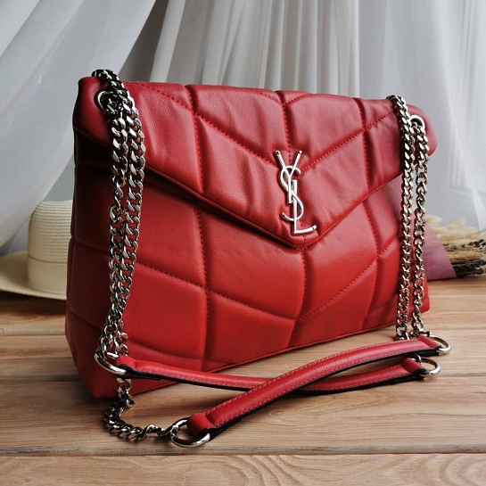Женская сумка Yves Saint Laurent Loulou 36x22 см - Red