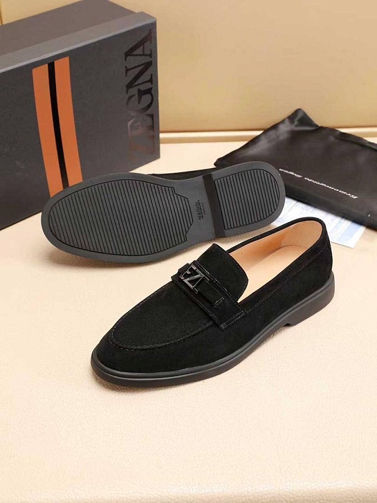 Мужские замшевые лоферы Ermenegildo Zegna