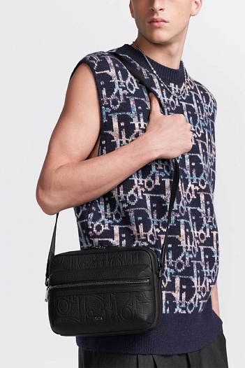 Кожаная сумка Dior Messenger Rider 2.0 Premium 23x17x7.5 см   
