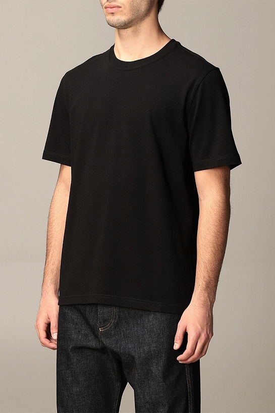 Чёрная оверсайз футболка Bottega Veneta basic