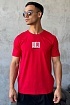 Мужская красная футболка Hugo Boss