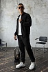 Кофта на молнии Hugo Boss logo-patch - Black