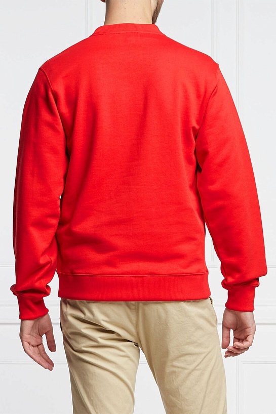 Красный мужской свитшот Kenzo Tiger Head embroidered