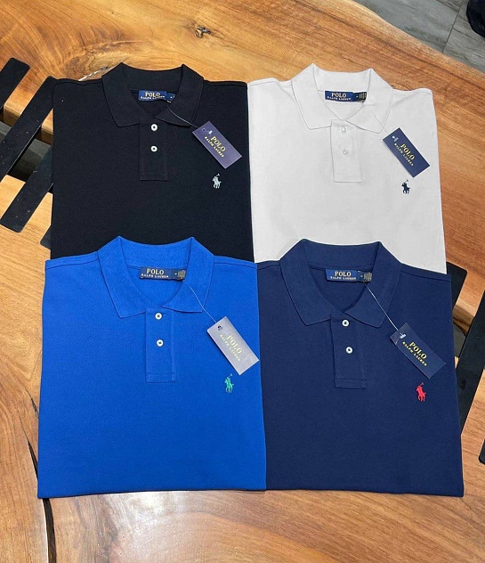 Мужское синее поло Polo Ralph Lauren classic