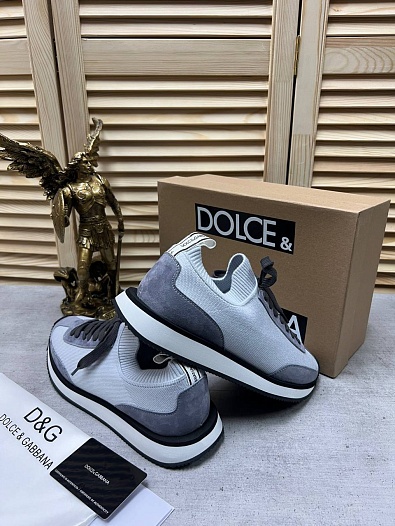 Мужские текстильные кроссовки Dolce & Gabbana   
