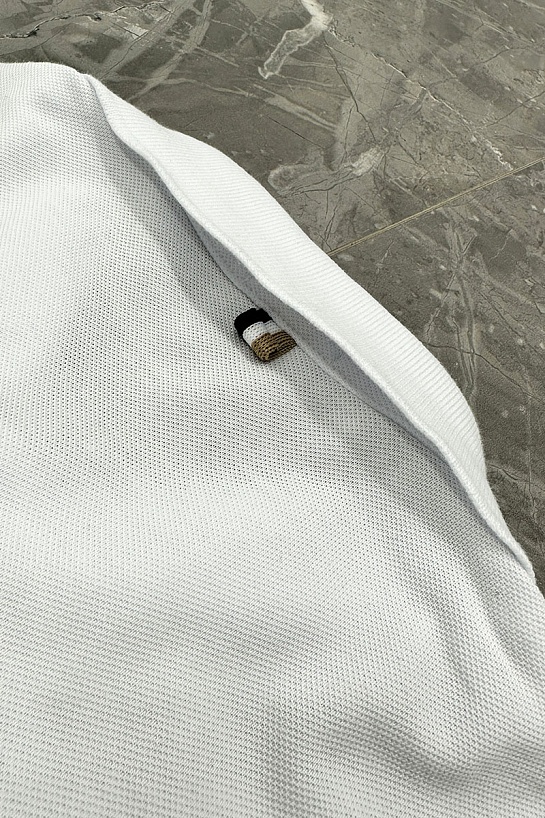 Белое поло Hugo Boss x Matteo Berrettini