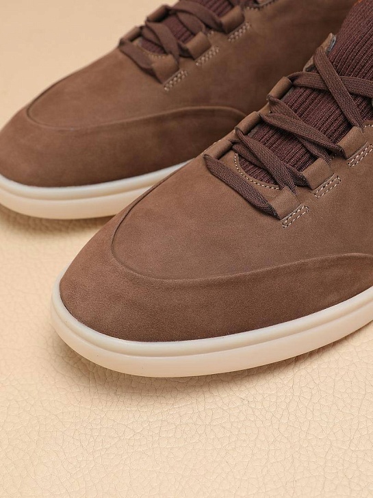 Мужские кроссовки Loro Piana Soho Walk - Brown