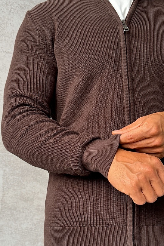 Мужская кофта Paul & Shark zip-up - Brown