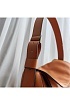 Кожаная сумка-хобо Big Leaf 30x24 см - Brown