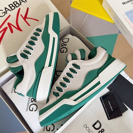 Мужские кроссовки Dolce & Gabbana Mega Skate - Green