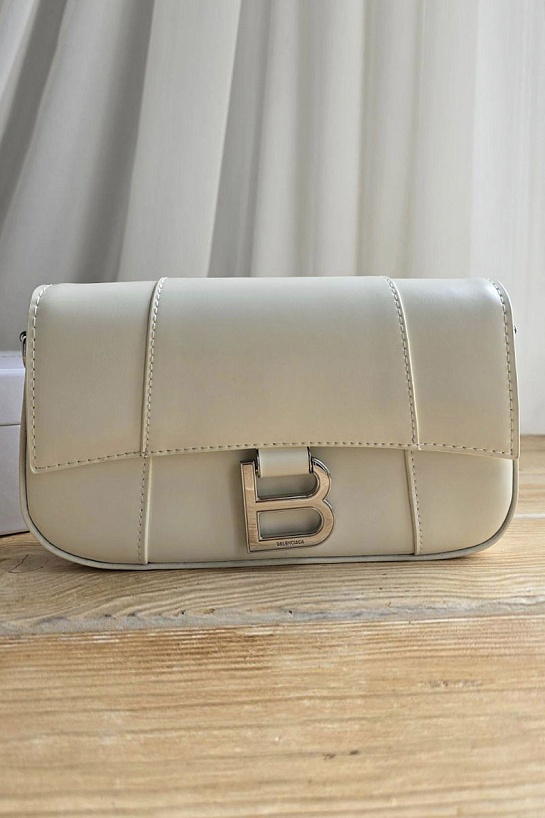 Кожаная сумка Balenciaga Hourglass 22x13 см