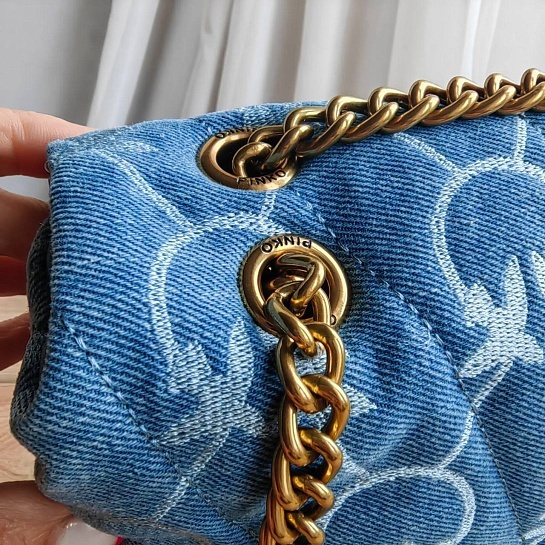Женская джинсовая сумка Puff 23x17 см