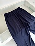 Льняные штаны Brunello Cucinelli Premium - Navy