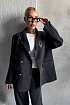 Женский шерстяной пиджак Chrome Hearts premium