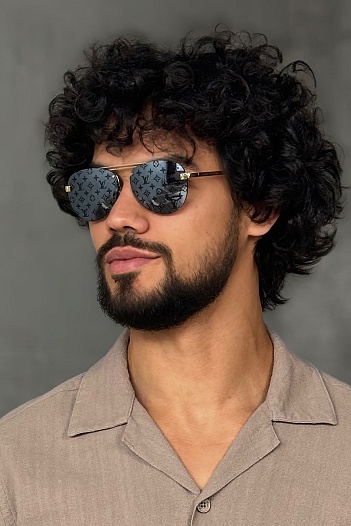 Брендовые солнцезащитные очки-авиаторы Louis Vuitton   