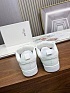 Женские кожаные кроссовки Celine Premium - White