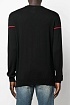Чёрный джемпер Balmain intarsia logo jumper