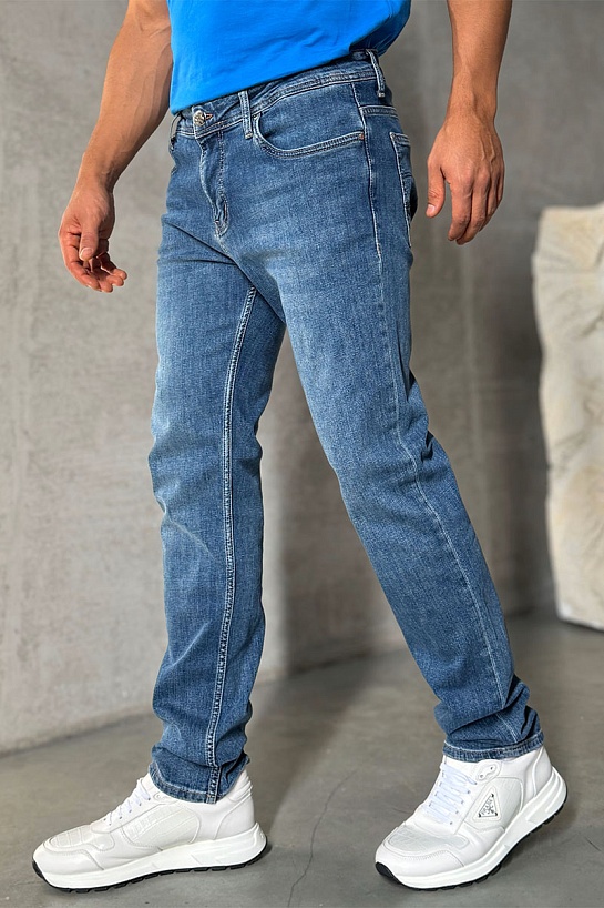 Мужские синие джинсы Brunello Cucinelli