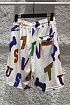 Брендовые мужские шорты Louis Vuitton белого цвета