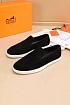 Мужские замшевые лоферы Hermes Julian - Black
