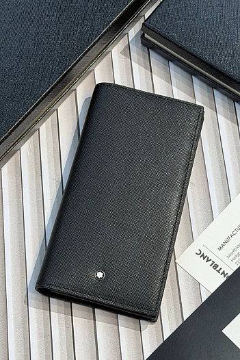 Кожаный бумажник Montblanc Sartorial premium 17.5x9x2 см   