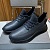 Мужские кожаные кроссовки Prada lace-up - Navy