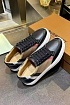 Комбинированные кроссовки Burberry New Salmond