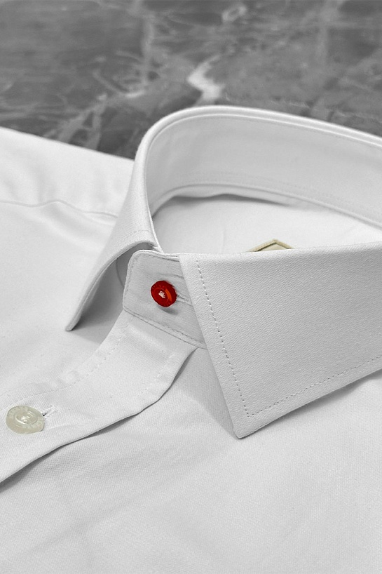 Мужская белая рубашка Hermes H embroidered