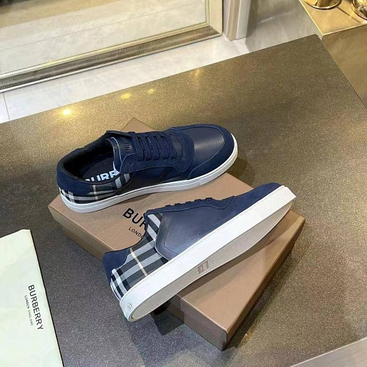 Комбинированные кроссовки Burberry Stevie   