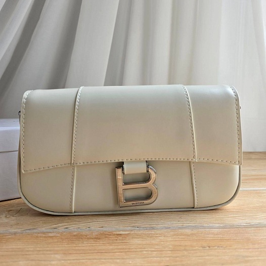 Кожаная сумка Balenciaga Hourglass 22x13 см   