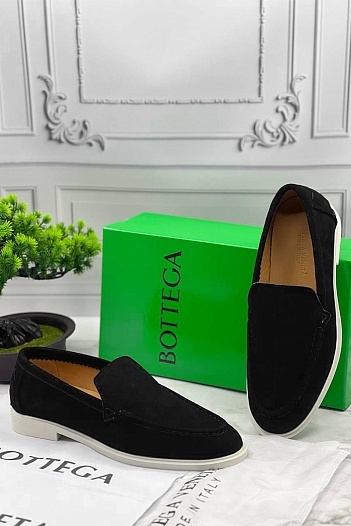 Мужские замшевые лоферы Bottega Veneta   