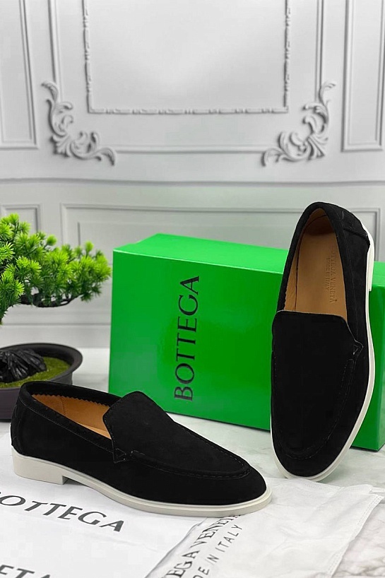 Мужские замшевые лоферы Bottega Veneta