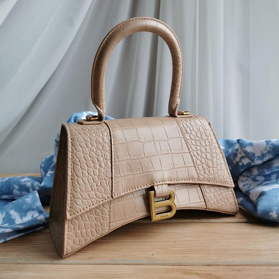 Кожаная сумка Balenciaga Hourglass S 23x14.5 см