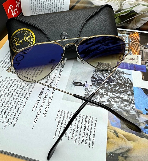 Солнцезащитные очки Ray-Ban Aviator Large Metal   