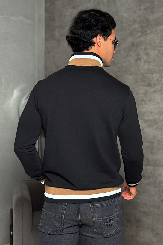 Мужской чёрный джемпер Hugo Boss