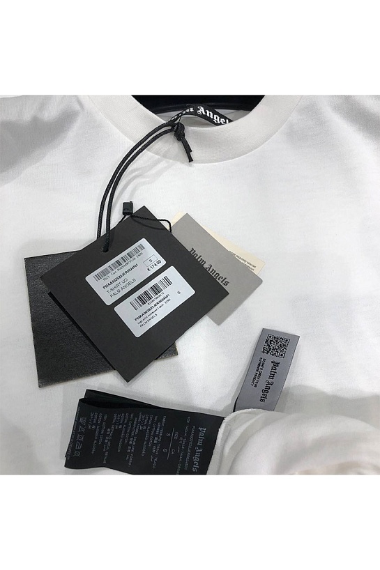 Синяя оверсайз футболка Palm Angels