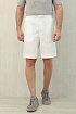 Льняные шорты белого цвета Zegna premium