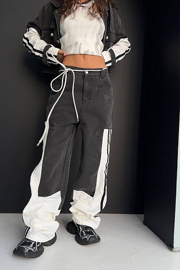 Женский комбинированный костюм Balenciaga   