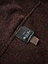 Коричневое поло с длинным рукавом Loro Piana premium